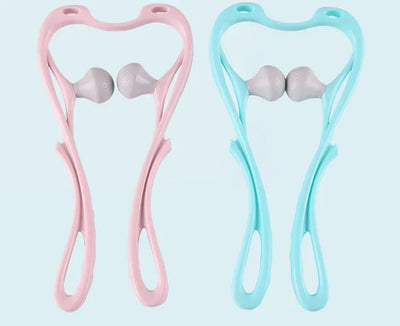 Neck Massager High Quality Multi-function Manual Relaxed Cervical Massager Pressure Relieve Double Ball Pressing Meridian Massager